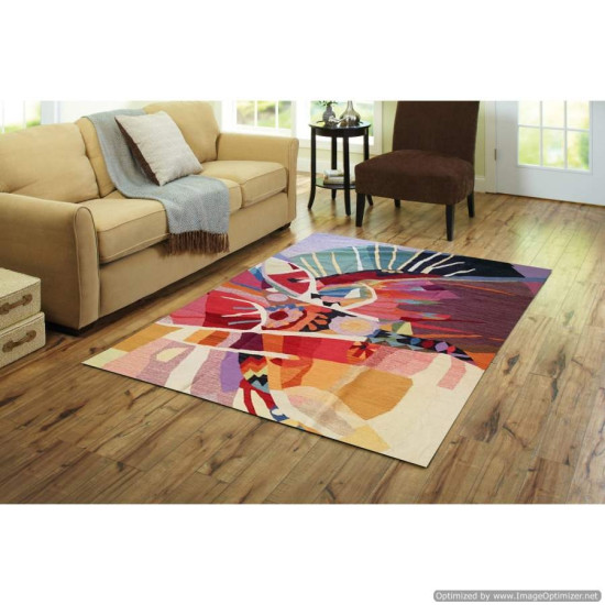 Tappeto Kilim Limin Sumak Moderno e Colorato - Dimensioni 200x300 cm