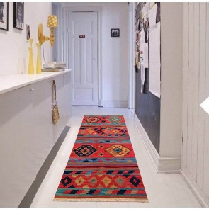 Tappeto Kilim 4048 per Passatoia - Ideale per Cucina e Ingresso