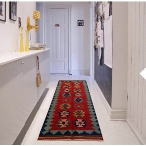 Tappeto Kilim FJ1 per Passatoia: ideale per cucina e corridoio