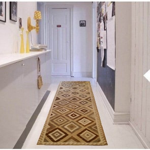 Tappeti per Corridoio Kilim 2-SILV - Dimensioni 80x310 cm