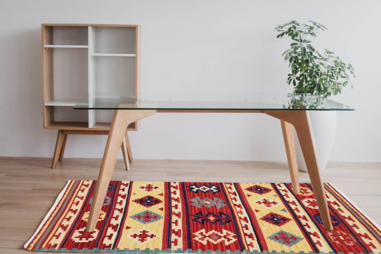 Tappeto Kilim SF02 per ingresso e salotto 95x155 cm 