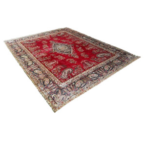 Tappeto Iraniano Vintage Beige, misura 295x369 cm