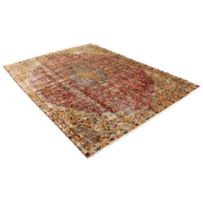 Tappeto Iraniano Vintage Beige, misura 204x294 cm