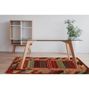 Tappeto Kilim Rettangolare 3-COL misura 95x155 cm