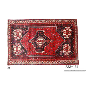 Tappeto Persiano Shiraz Kurdo - Dimensioni 233x151 cm